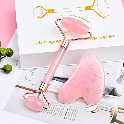Jade Glow Facial Roller & Gua Sha Set