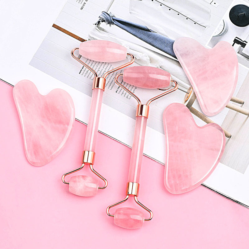 Jade Glow Facial Roller & Gua Sha Set